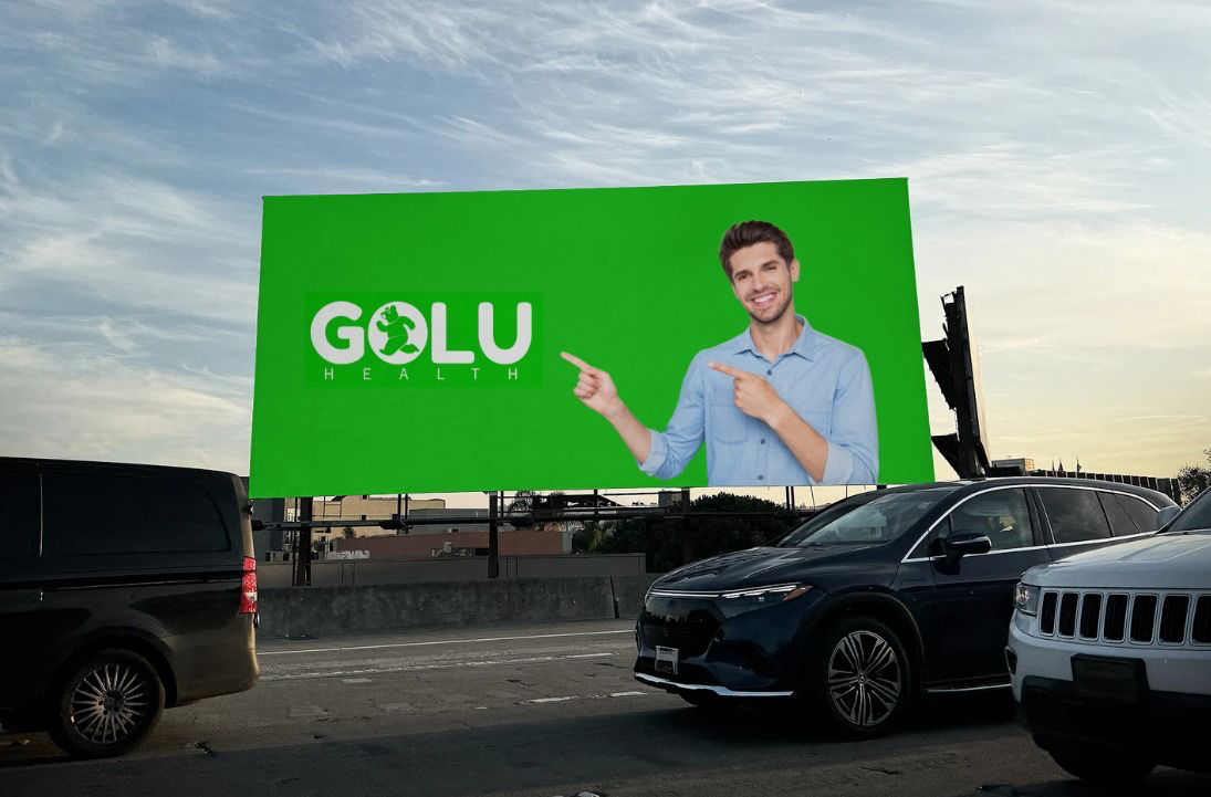 Golu Health billboard advertising