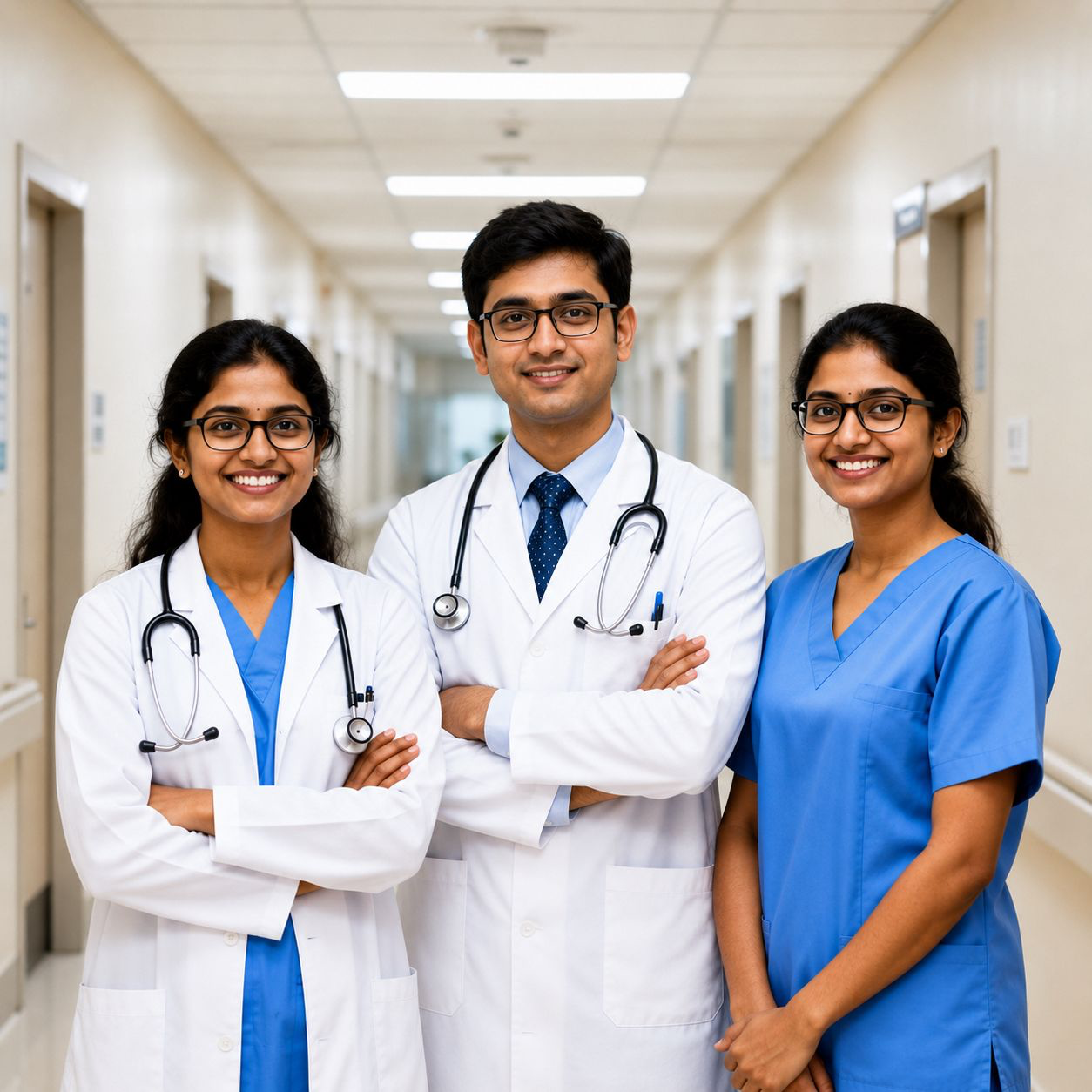 Indian healthcare team